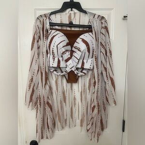 Women’s 3 Piece Swimsuit-4X